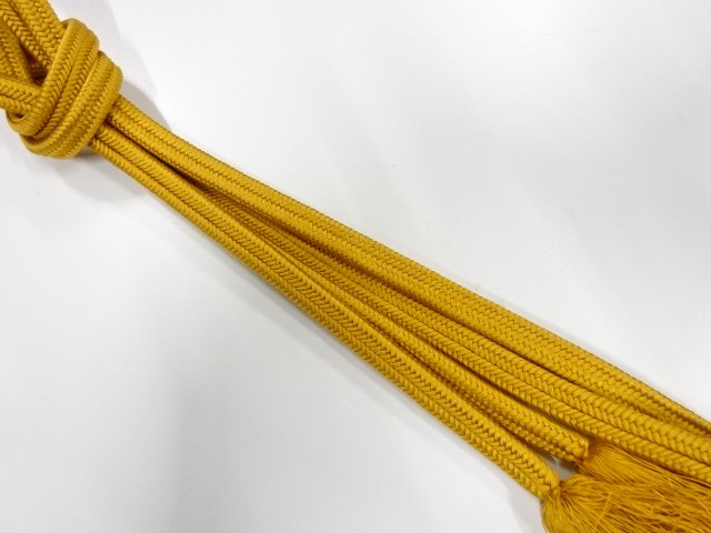 正絹　無形文化財　道明製　手組帯締め